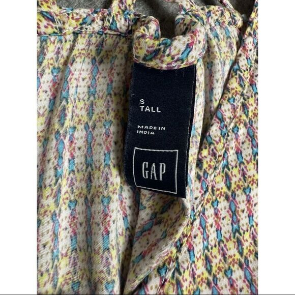 Gap Maxi Dress Women's Size Small Tall Dual Spaghetti Straps Sleeveless - Picture 6 of 9